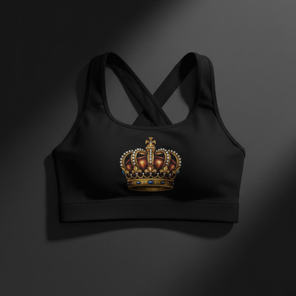 TITAN Crown Edition Women's Sports Bra — Golden Empress