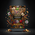 TITAN High-Protein Oatmeal Cinnamon Apple — Crown Edition bold tattoo-style artwork