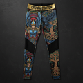 TITAN Crown Edition Tattoo Art Valkyrie Mesh Leggings Women's Athletic Bottoms