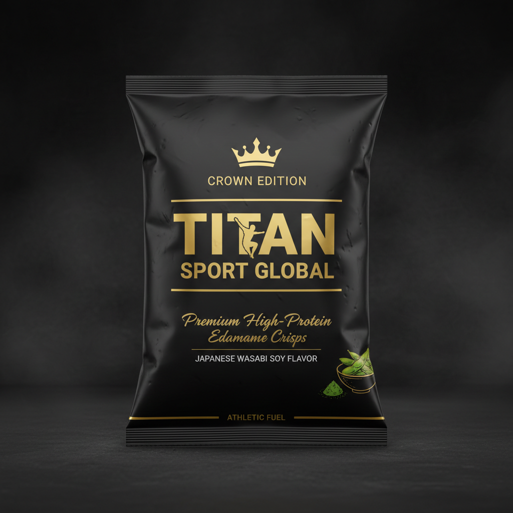 Japanese Wasabi Soy Edamame Crisps — TITAN SPORT GLOBAL