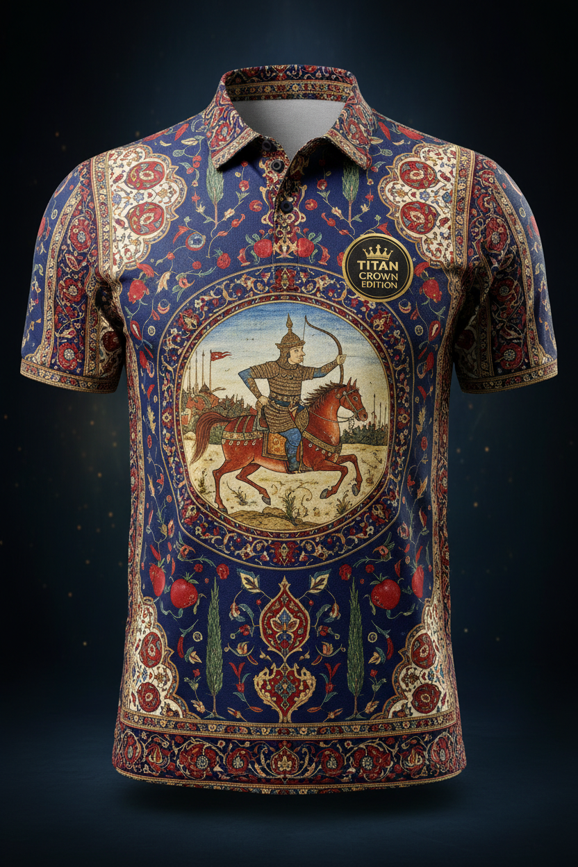 TITAN Men's Persian Empire Sport Polo Achaemenid Edition
