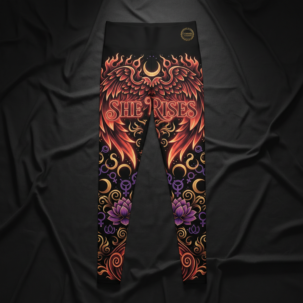 TITAN Women's High-Waist Leggings SHE RISES Crown Edition