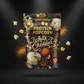 TITAN Protein Popcorn White Cheddar — Crown Edition bold tattoo-style artwork