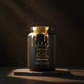 TITAN Whey Protein Dark Chocolate Crown Edition black gold tub