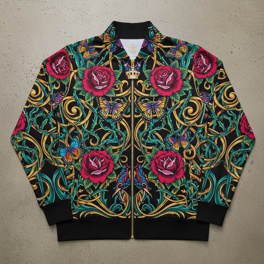 TITAN Plus Women's Rose Garden Zip Jacket — Inclusive Crown Edition