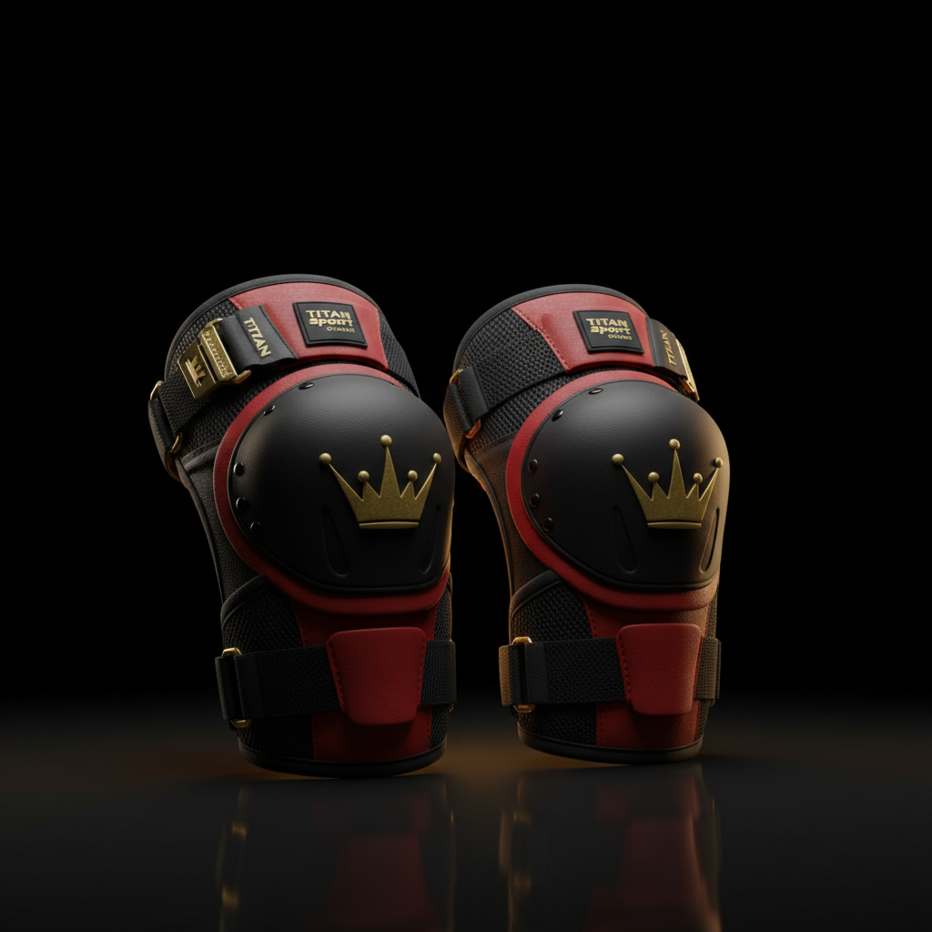 TITAN Off-Grid Elbow Pads — Lava Crown SWAG