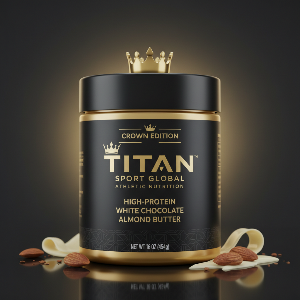 Crown White Chocolate Almond Protein Butter — TITAN SPORT GLOBAL