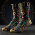 TITAN Crown Edition Tattoo Art Quarter Athletic Socks