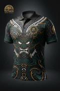 TITAN Men's Maori Warrior Sport Polo Tangata Edition