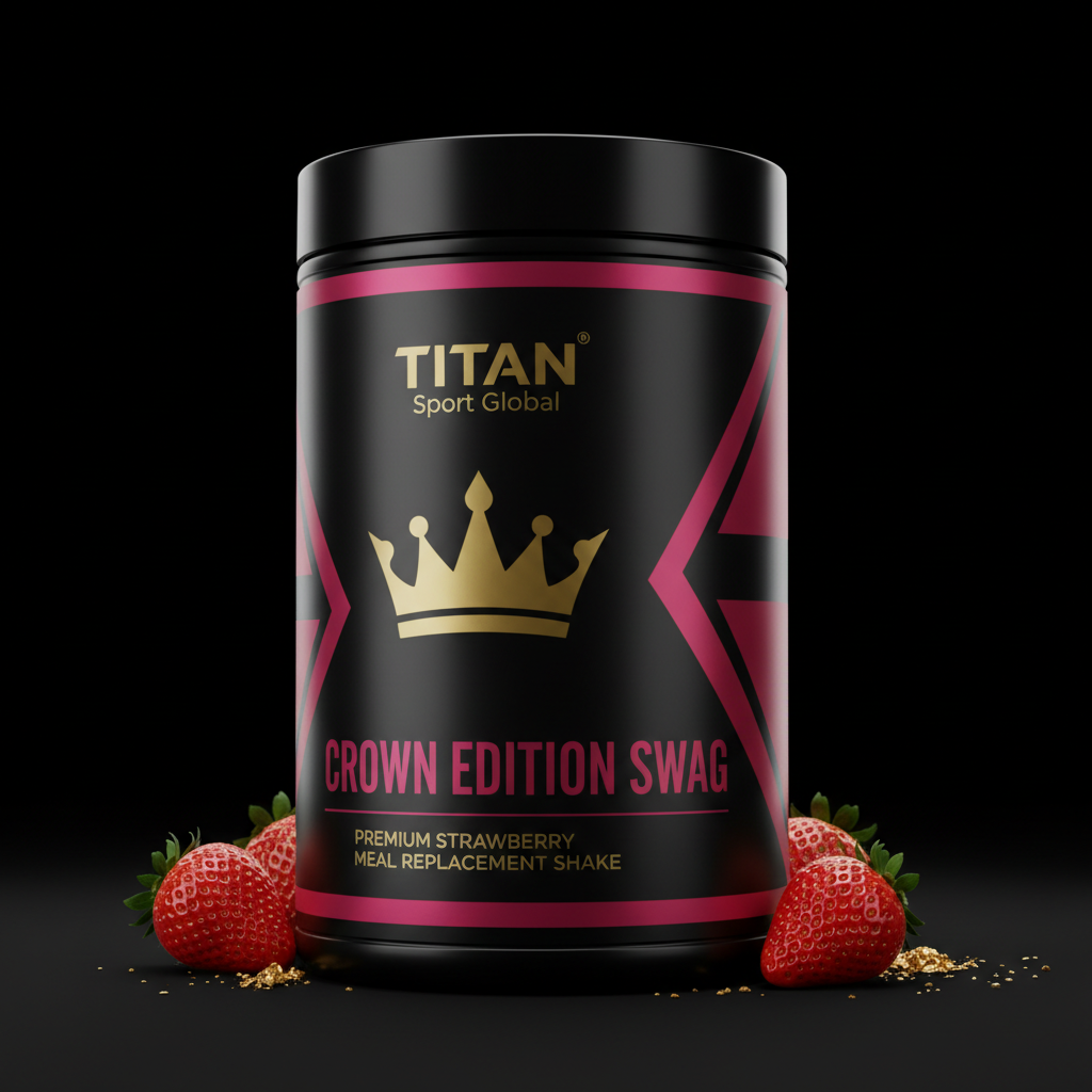 TITAN Meal Replacement Shake — Strawberry Crown SWAG
