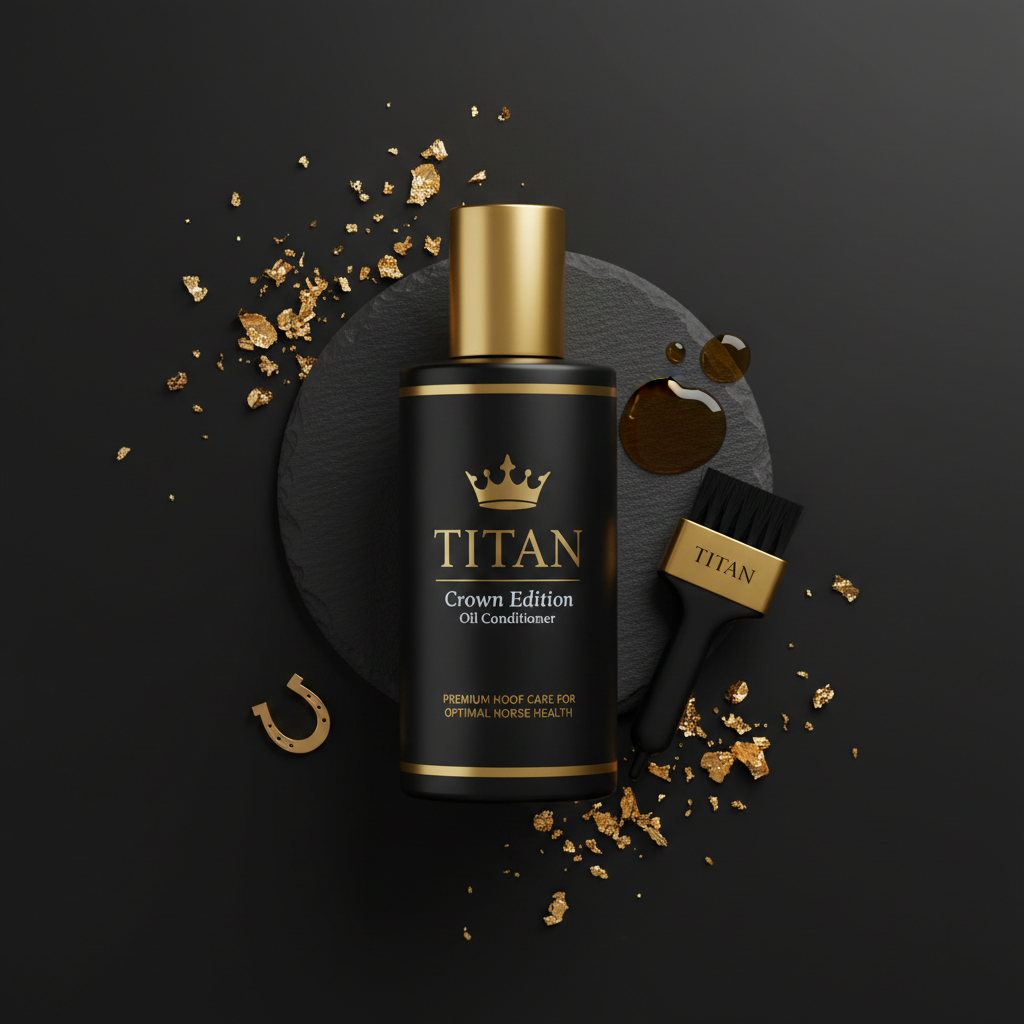 TITAN Crown Edition Equestrian Horse Hoof Oil