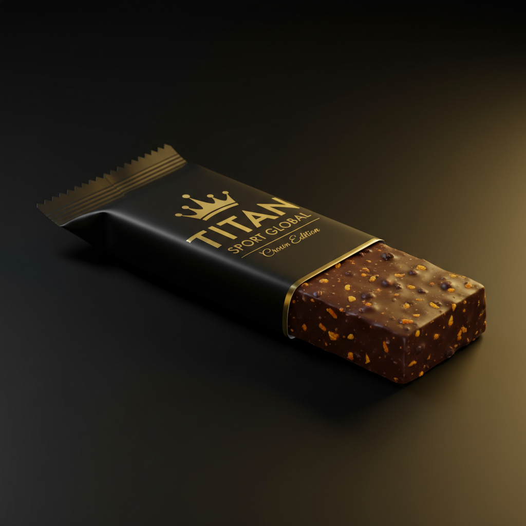 TITAN Crown Dark Chocolate Orange Zest Protein Bar - Crown Edition