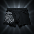 TITAN Women's Cozy Boxer Shorts Crown Edition Silver White