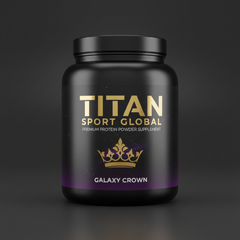TITAN Whey Protein Powder — Galaxy Crown Edition