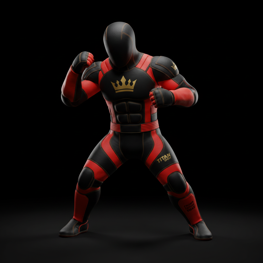 TITAN Off-Grid Grappling Dummy — Lava Crown SWAG
