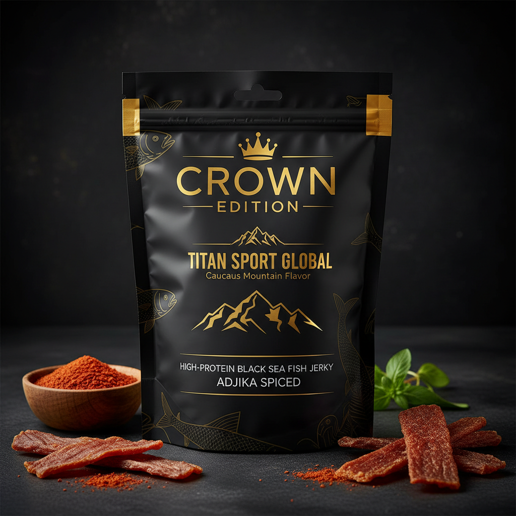 Georgian Adjika Spiced Black Sea Fish Jerky — TITAN SPORT GLOBAL