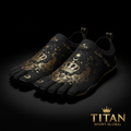 TITAN Midnight Gold Five-Finger Barefoot Shoe