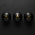 TITAN Crown Edition Matte Black Golf Balls