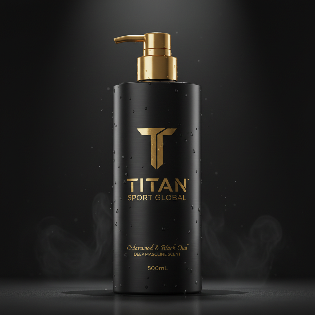 TITAN HIM Body Wash Cedarwood & Black Oud