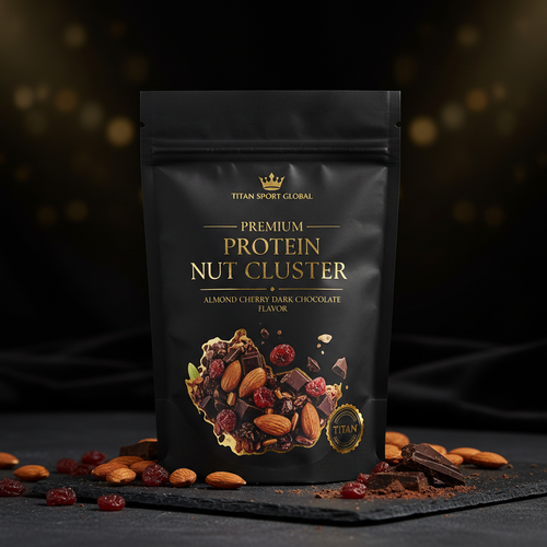 Crown High-Protein Dark Chocolate Cherry Almond Clusters