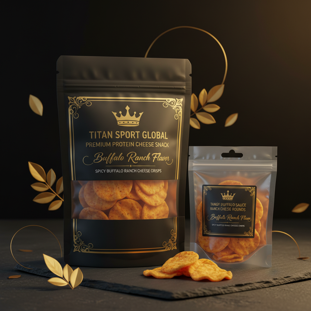 Crown High-Protein Buffalo Ranch Cheese Crisps