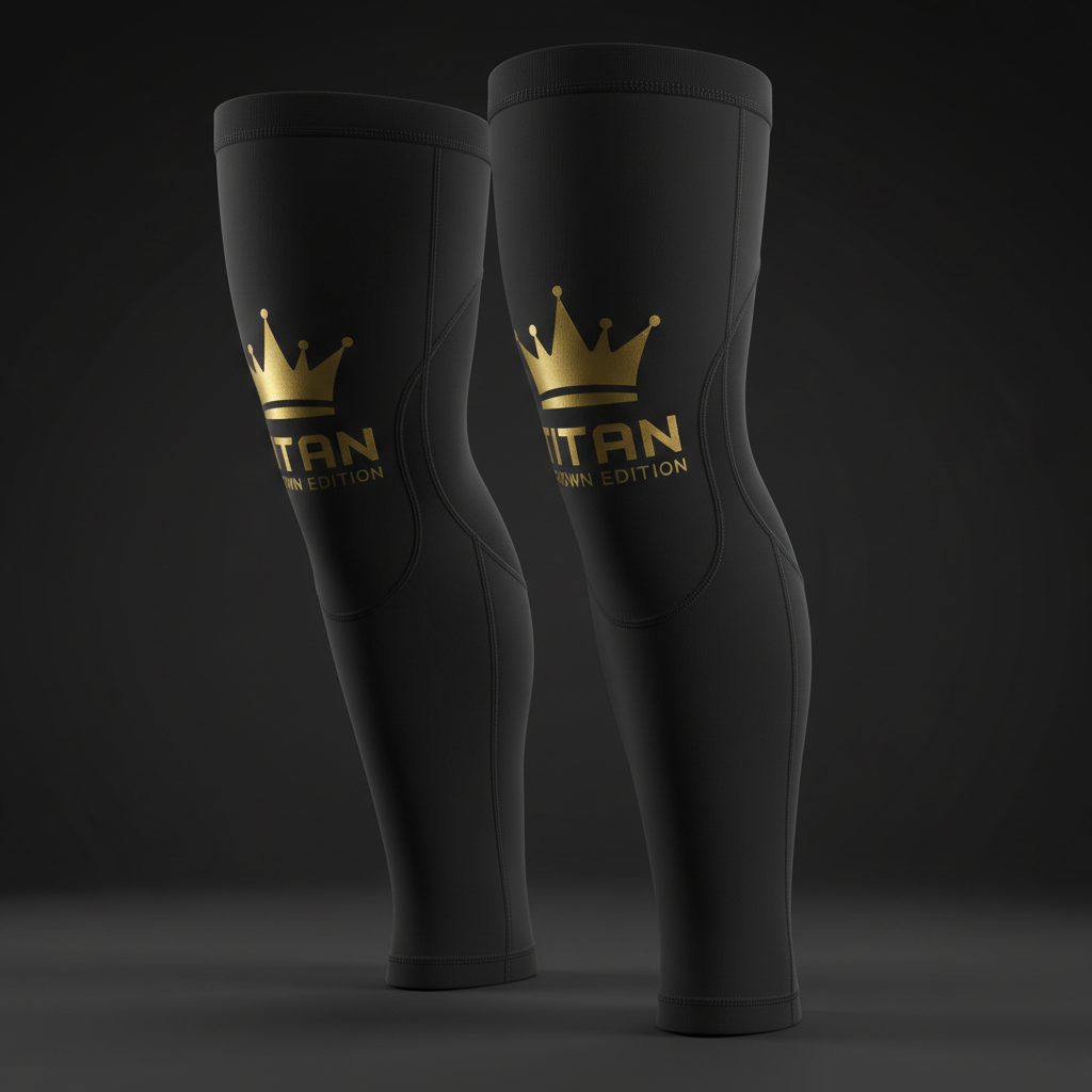 TITAN Shin Splint Compression Sleeve - Lower Leg Pain Relief Running Sleeve
