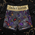 TITAN Crown Edition Tattoo Art Black Widow Compression Shorts Women's Athletic Bottoms