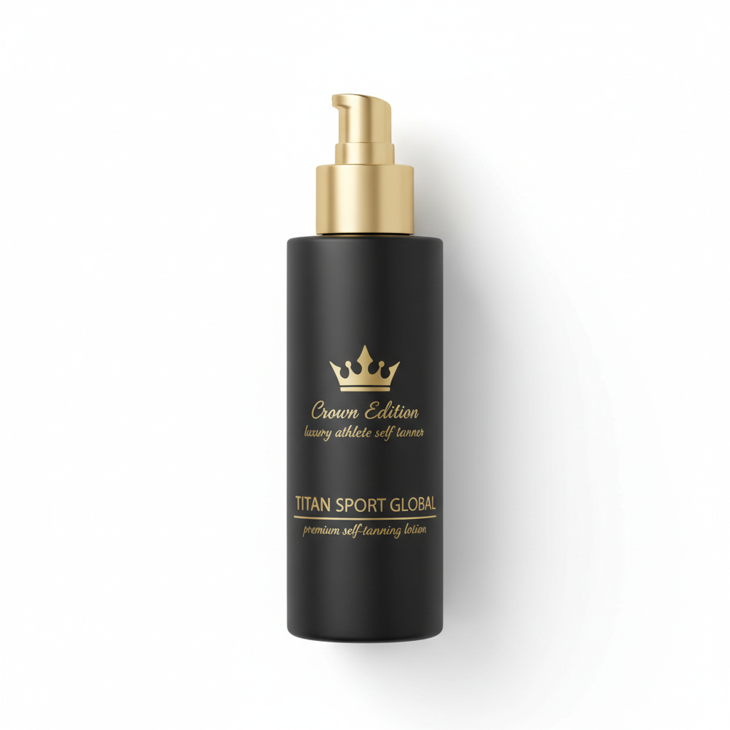 TITAN Golden Glow Self-Tanning Lotion — Streak-Free Bronze for Athletes