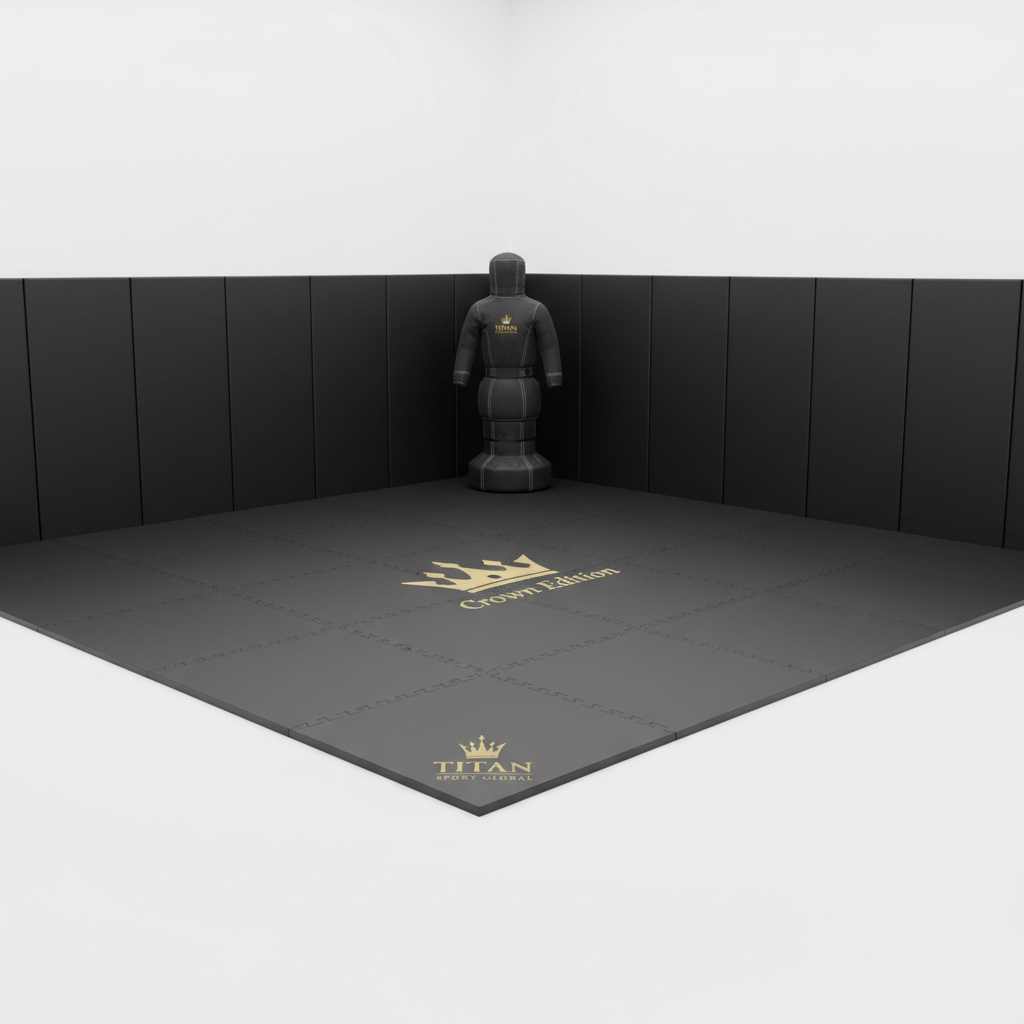 TITAN MMA & Wrestling Home Gym Mat System — Crown Edition