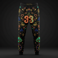 TITAN Men's Athletic Joggers Master Number 33 Crown Edition