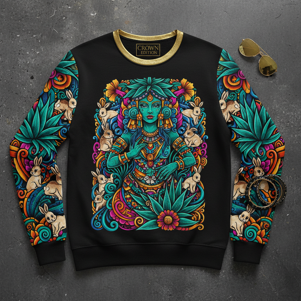 TITAN Women's Mayahuel Agave Goddess Crewneck — Pulque Edition