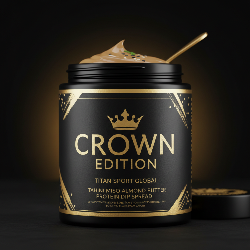 Crown High-Protein White Miso Tahini Almond Butter Dip