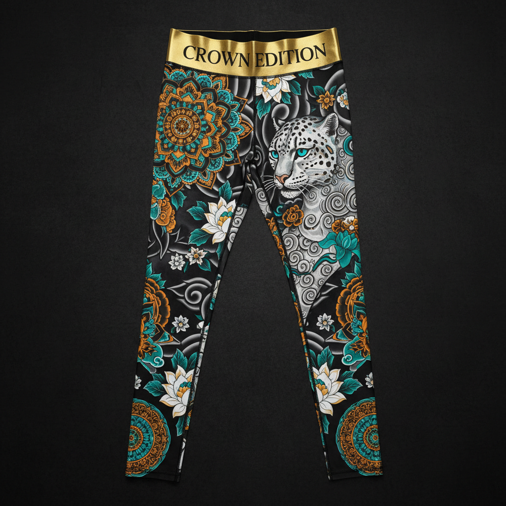 TITAN Crown Edition Tattoo Art Tibetan Snow Leopard Pants Women's Athletic Bottoms