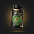 TITAN Organic Holy Basil - Stress Relief & Adaptogen supplement bottle