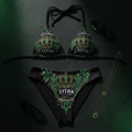 TITAN Women's Crown Edition Bikini Set Emerald Gold