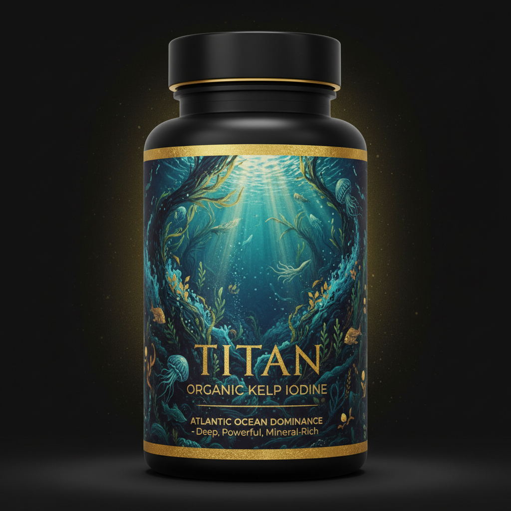 TITAN Organic Kelp Iodine - Thyroid & Metabolism Powerhouse