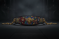 TITAN Pro Dip Belt — Bold Crown Edition tattoo-style artwork