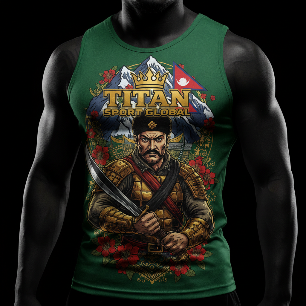 TITAN Gurkha Warrior Muscle Tank Crown Edition