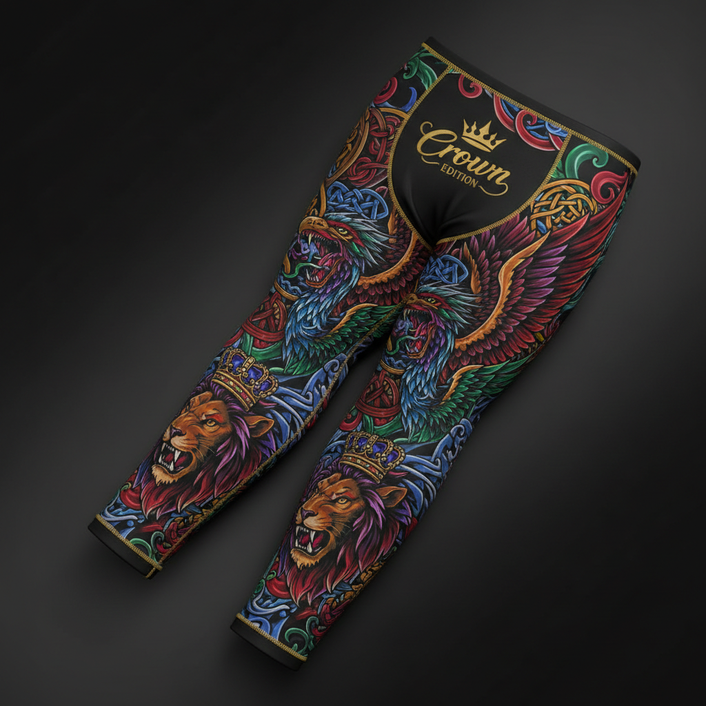 TITAN Crown Edition Tattoo Art Compression Arm Sleeves