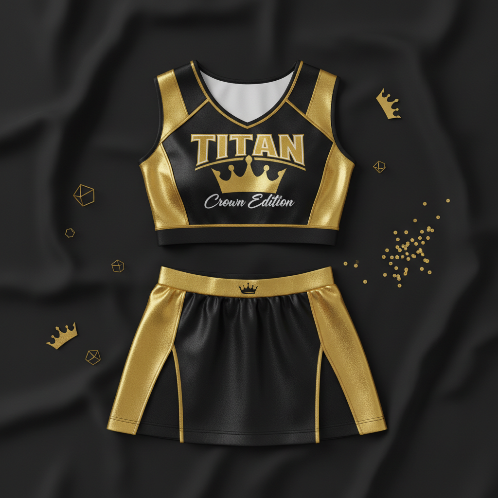 TITAN Crown Edition Cheerleading Uniform Set
