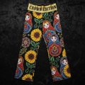 TITAN Crown Edition Tattoo Art Russian Folk Wide-Leg Pants Women's Athletic Bottoms