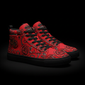 TITAN Luxury Sneaker — Rose Tattoo Bright Red Crown Edition