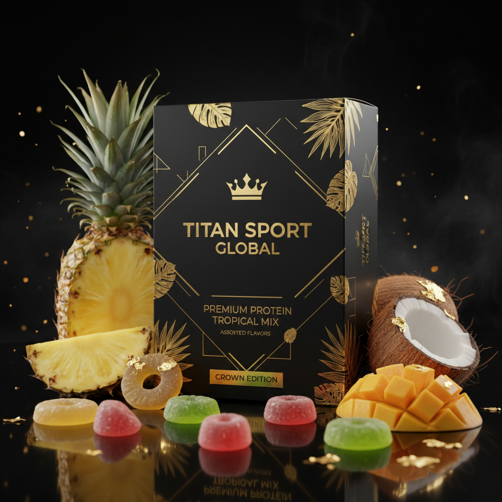 Crown High-Protein Tropical Mix Gummies