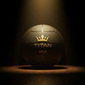 TITAN Pro Medicine Ball 10lb Black & Gold