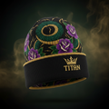 TITAN Elite Beanie Black & Gold — Mystical Serpent & Rose Edition