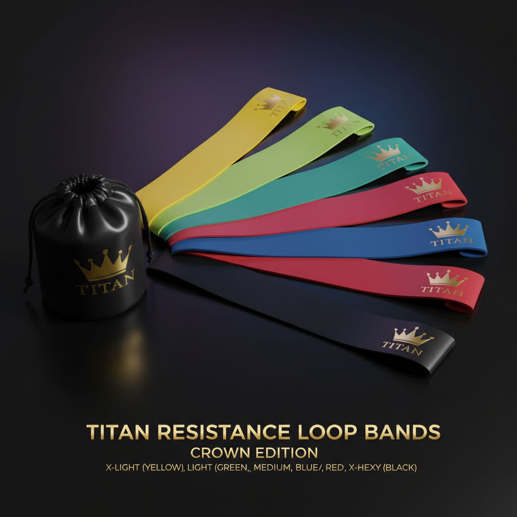 TITAN Resistance Loop Bands 5-Pack - Crown Edition