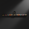 TITAN Crown Edition Straight Bar Cable Attachment — Crown Edition matte black and gold