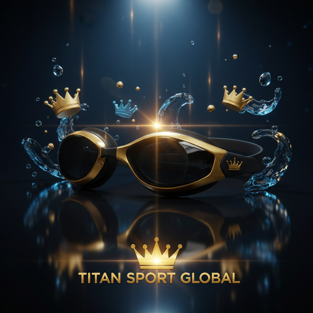 TITAN SPORT GLOBAL youth anti-fog swim goggles crown edition