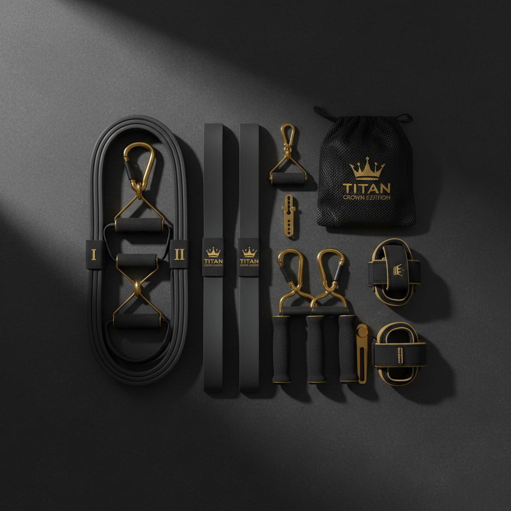 TITAN Crown Edition Rowing Dryland Resistance Band Set