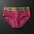 TITAN Crown Edition Women's Magenta Phoenix Sport Briefs — Magenta & Gold